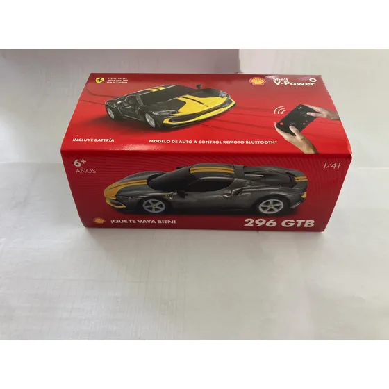 Autitos Ferrari Colección Bluetooth Color Gris/amarillo