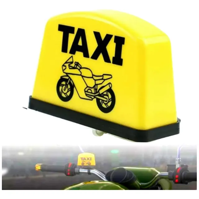 Aviso Casco Mototaxi Luminoso Para Moto Led 12v Impermeable