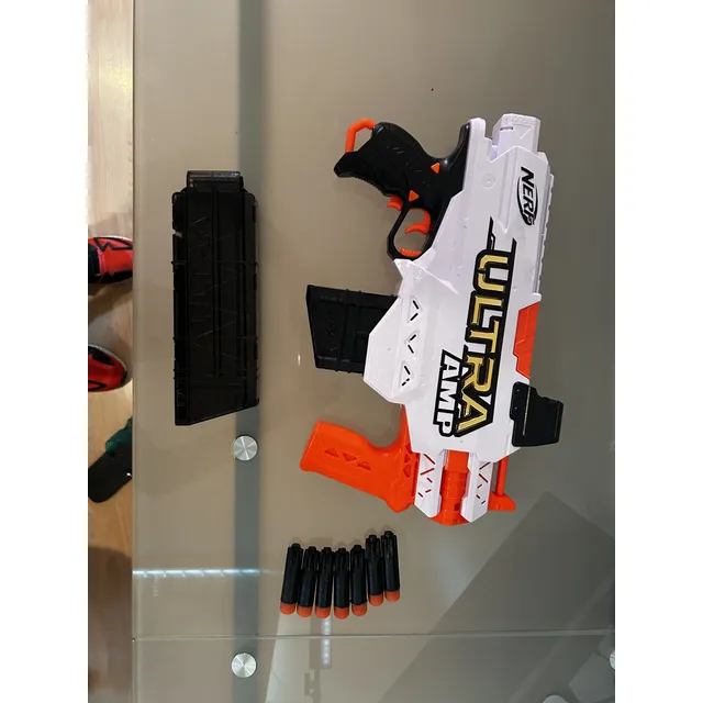 Nerf Motorizado Ultra Amp 6 Dardos + Cargador Y Dardos Extra