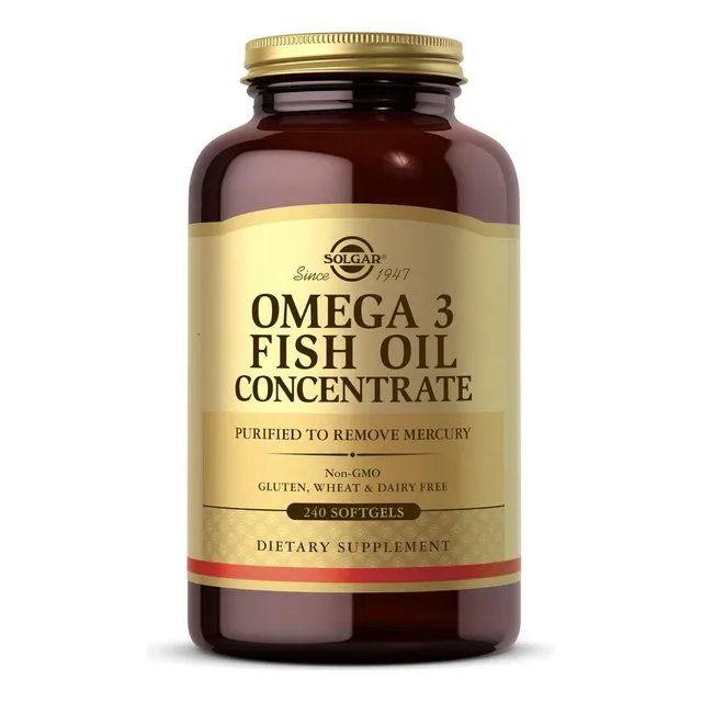 Concentrado De Aceite De Pescado Omega-3 240 Cápsulas