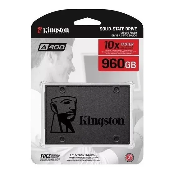 Disco Sólido Ssd Kingston A400 960gb Sata3 500mb/s Gamer Mkm