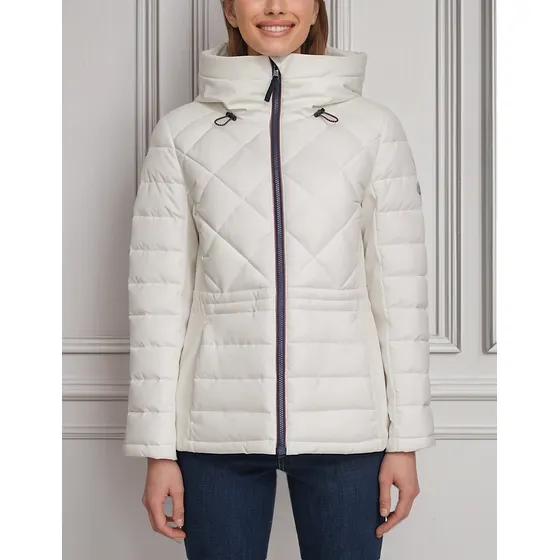 Chaqueta Acolchada Tommy Hilfiger Para Dama + Camisa Manga Larga Obsequio