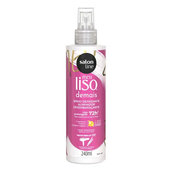 Salon Line Meu Liso Demais Proteção Térmica 240ml