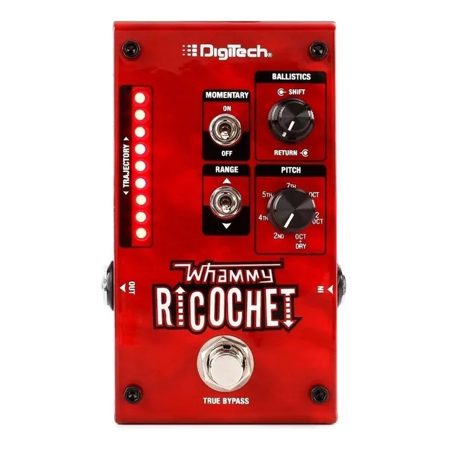 Pedal de efecto DigiTech Whammy Ricochet rojo