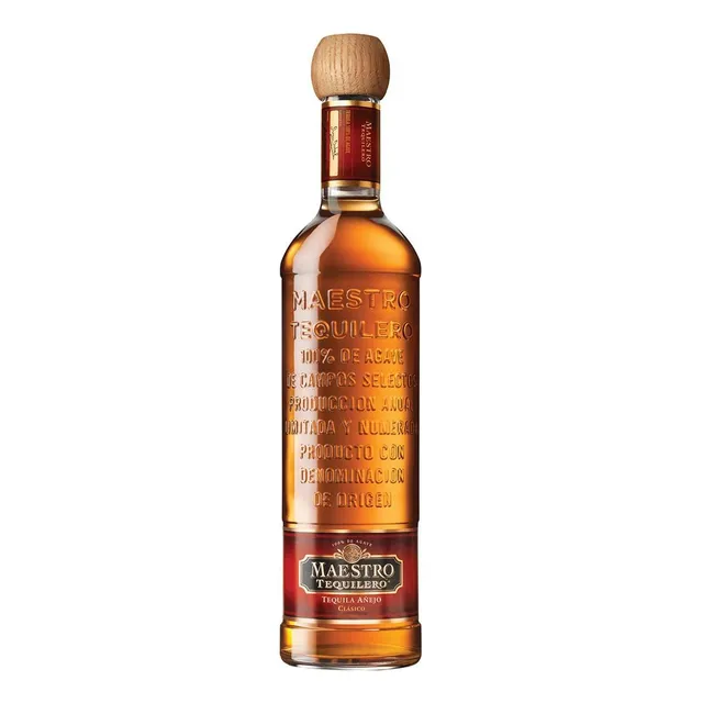 Pack De 4 Tequila Maestro Tequilero Añejo 750 Ml