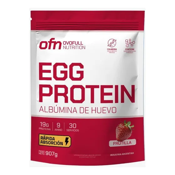 Albúmina De Huevo Ovofull 1 Kg Proteína Claras Saborizada