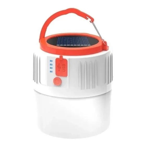 Foco Portatil Led 12w Recargable Solar Tianlai Em12w Color de la luz Blanco frío