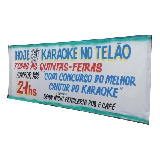 Propaganda Em Faixa De Tecido