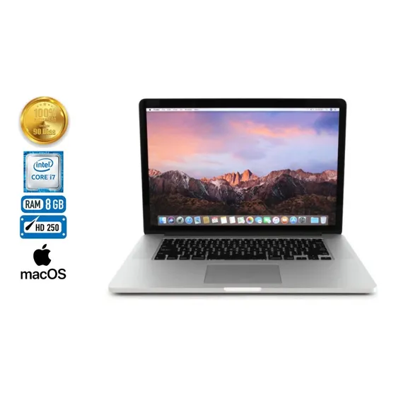 Notebook Apple Macbook Pro A1398 Intel Core I7 250gb 8gb