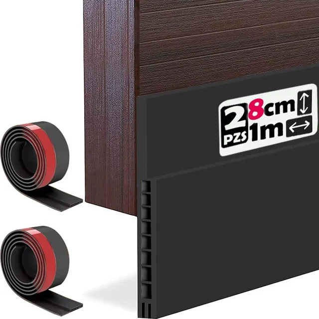 Ultra Ancho Gran Brecha Puerta Burlete Tope Guardapolvos 2pz
