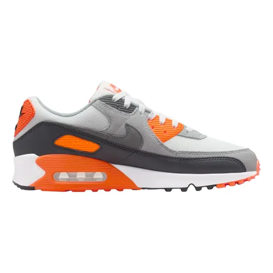 Tenis Nike Air Max 90-gris/naranja