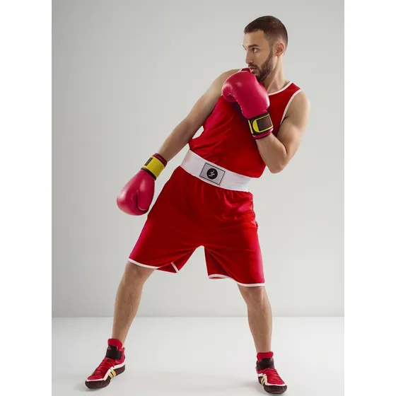 Conjunto Short Y Playera Profesional De Boxeo Oka