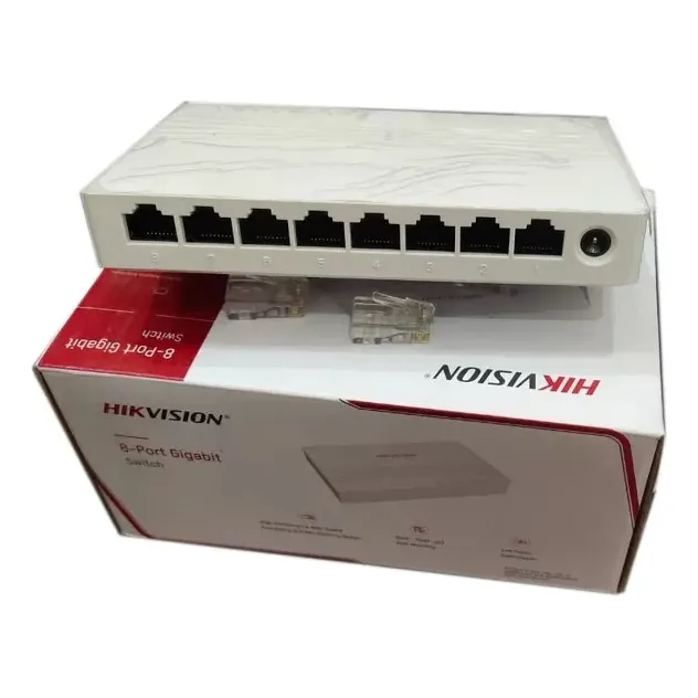 Switch Gigabit Hikvision 8 Puertos 10/100/1000