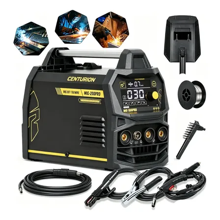 Máquina De Solda Inversora Bivolt Sem Gás 3 Em 1 127/220v Preto 127/220v