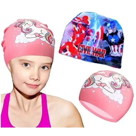 Gorro De Natacion Gorra Infantil Piscina Playa Niño Niña
