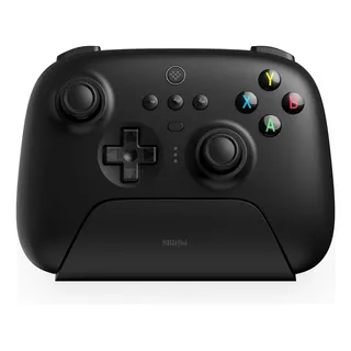 Controle Gamepad 8BitDo Ultimate Wireless 2.4G Sem Fio Preto com Dock de Carrega