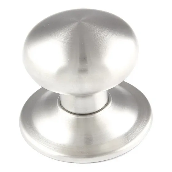 Pomo Fijo 70 Mm Acero Inoxidable Base 85 Mm