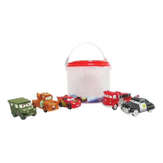 Disney Juego De Juguetes Para El  Baño De Cars