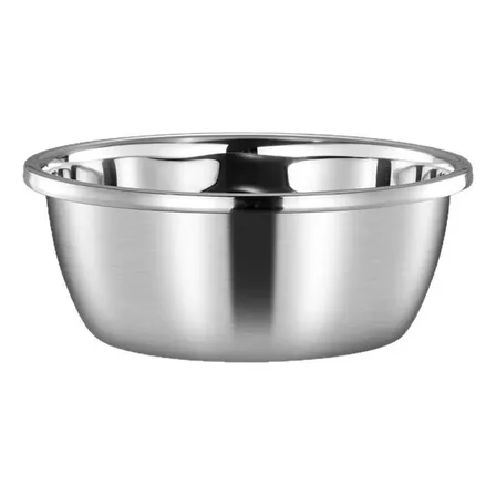 Tigela De Cozinha Bowl Tigela Aço Inox Saladeira Marinadas Prateado