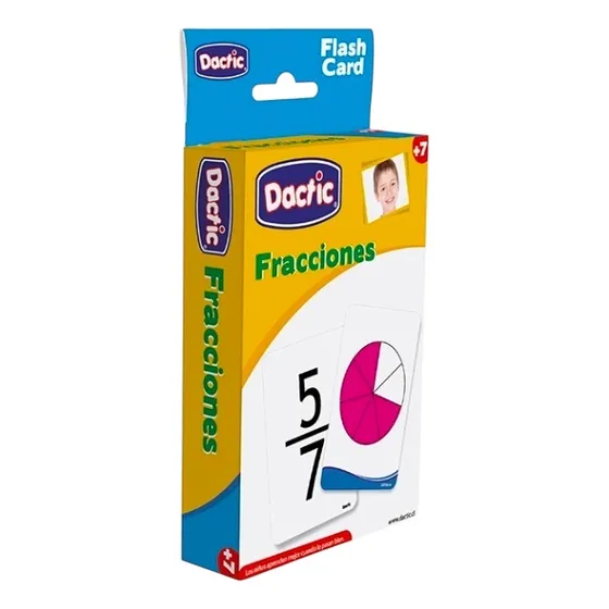 Fracciones Flash Card Dactic