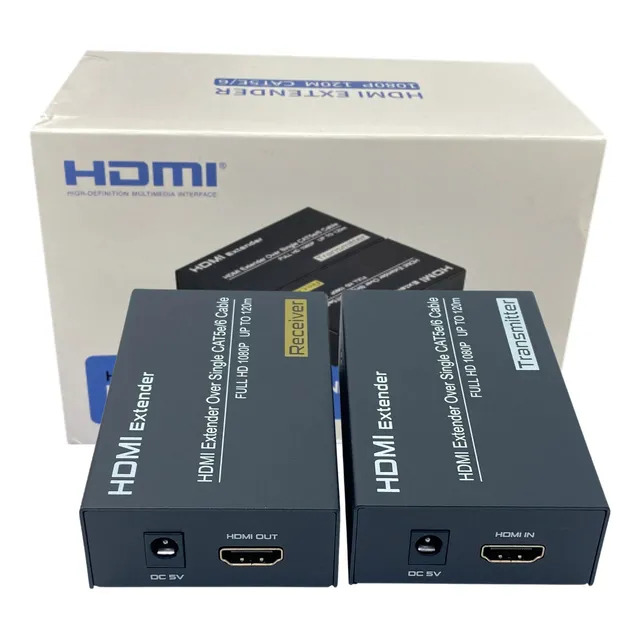 Extensor Extender Hdmi Utp 120m M 120 Metros Full Hd 1080p