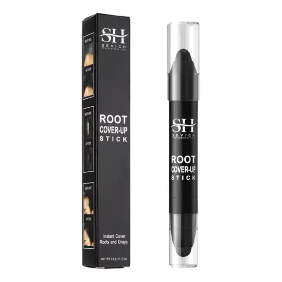 Tinte Lápiz Para Raíces Y Canas Instantáneo Con Goma Sevich Negro