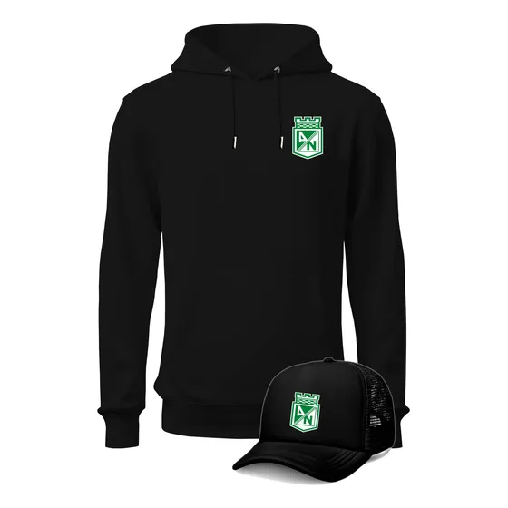 Buzo Atletico Nacional Saco Capota Unisex + Gorra