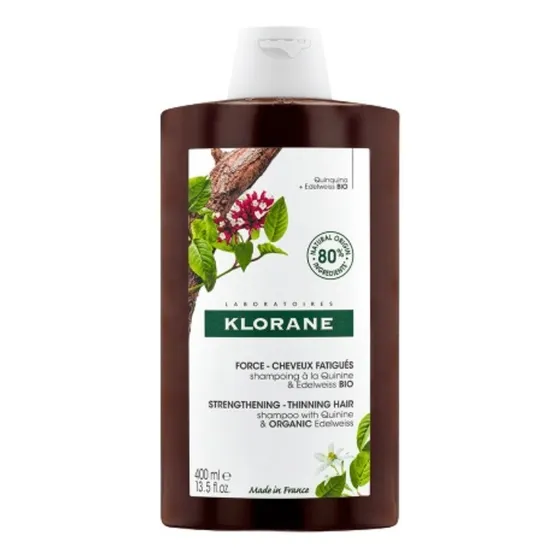 Klorane Shampoo Quinina Anti Caida Fuerza Y Vitalidad 400 Ml