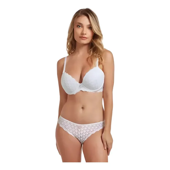 Corpiño Taza Soft Con Aro Y Push Up. Selu 4388