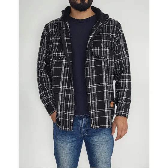 Camicaco Escocés Campera Capucha Paño