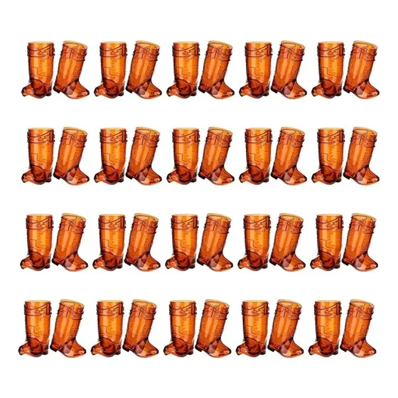 10 Unidades De Mini Vasos Para Botas De Vaquero De 1 Onza