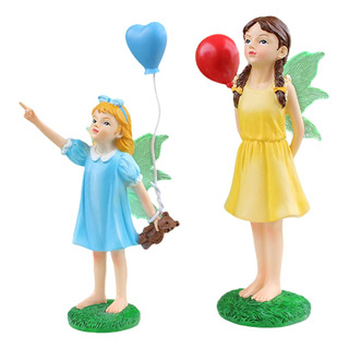 2 Piezas Mini Estatuas De Jardín De Hadas Figuras De Hadas 2 Piezas Mini Estatuas De Jardín De Hadas Figuras De Hadas