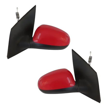 Par Retrovisor Palio 12/19 Original Manual Vermelho