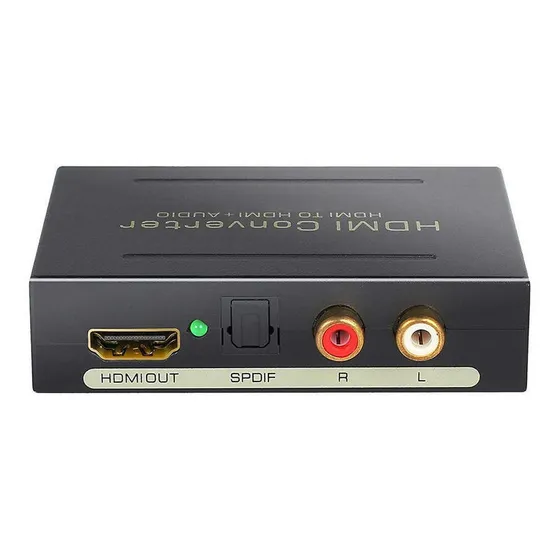 Extrator Hdmi Audio Splitter Spdif Óptica + Rca