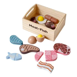 Yn Juego De Alimentos De Madera, Juego De Cocina, Juguete Yn Juego De Alimentos De Madera, Juego De Cocina, Juguete