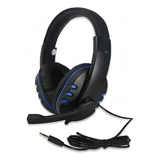 Headphone Gamer Lehmox Conector P3 3.5mm Preto
