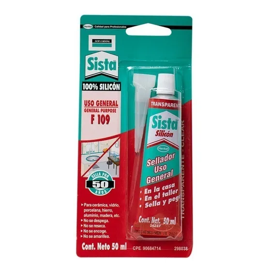 Silicona Transparente En Tubo 50ml Para Acuarios