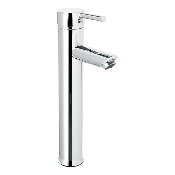 Monomando Alto Para Lavabo, Acero Inoxidable, Foset TBM-47, Acabado cromado