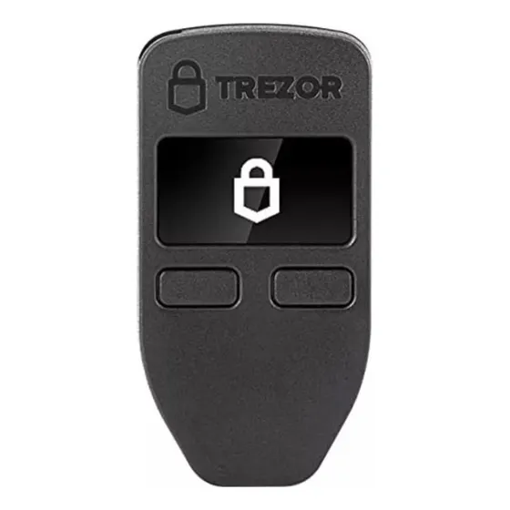 Trezor One Hardware Wallet Carteira Lacrada Original Preta