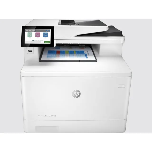 Impresora multifunción a color HP LaserJet Enterprise MFP M480F con wifi 127V