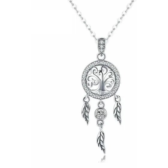 Collar Colgante Plata 925 Arbol Atrapa Sueños / Todojoyas