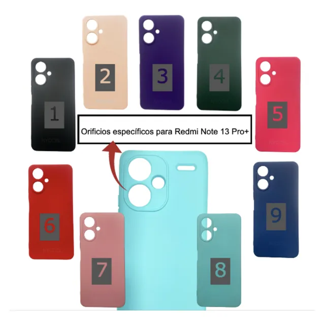 Funda Case Silicona Para Xiaomi Redmi Note 13 Pro+