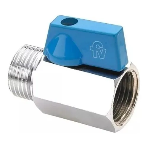 Mini Válvula Esférica 13mm ½ M-h Fv 0652-13 Llave De Paso
