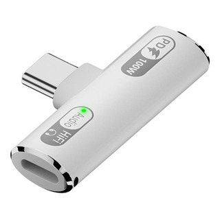 Adaptador Usb-c 2 En 1 Para Auriculares Y Pd De Carga Rápida Adaptador Usb-c 2 En 1 Para Auriculares Y Pd De Carga Rápida