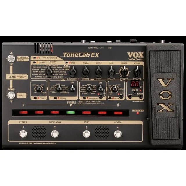 Pedalera Para Guitarra Vox Tonelab Ex