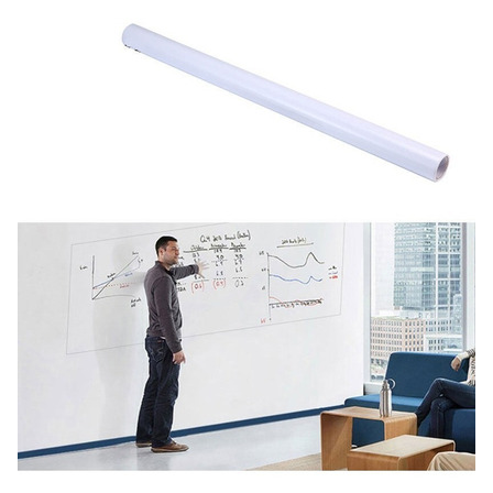 Pizarra Autoadhesiva Blanca Vinilo Pizarrón Pared 200x90 Cm Pizarra Autoadhesiva Blanca Vinilo Pizarrón Pared 200x90 Cm