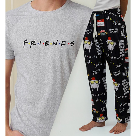 Conjunto Pijama Friends Remera Pantalón Diseños Varios Conjunto Pijama Friends Remera Pantalón Diseños Varios