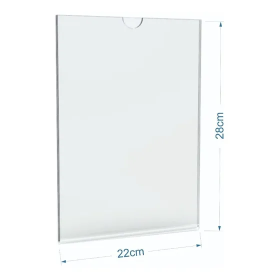 Hablador Acrílico 100% Original Tamaño Carta De Pared - Menú