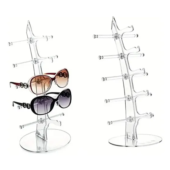 Exhibidor Lentes De Acrílico Tienda Vitrina 5 Piezas 10,5$