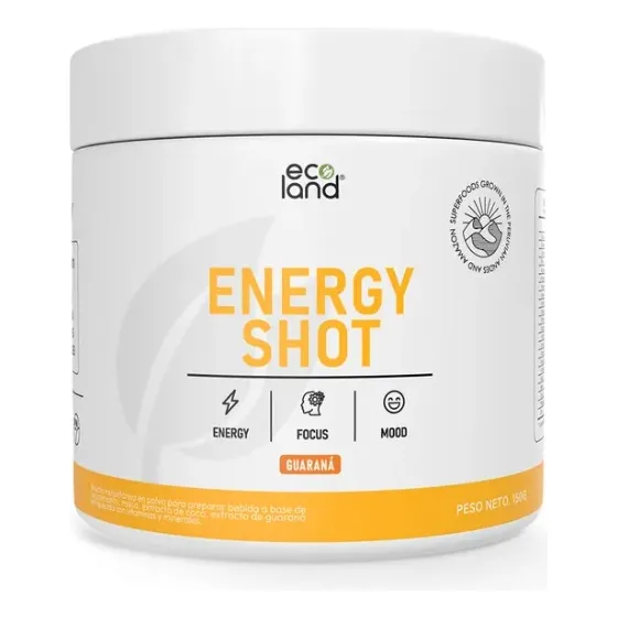 Ecoland Energy Shot Polvo 150g Sabor Naranja